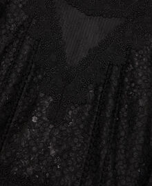The Kooples FEMME BLACK top en dentelle noire