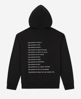 The Kooples FEMME BLACK sweatshirt à capuche what is avec strass noir