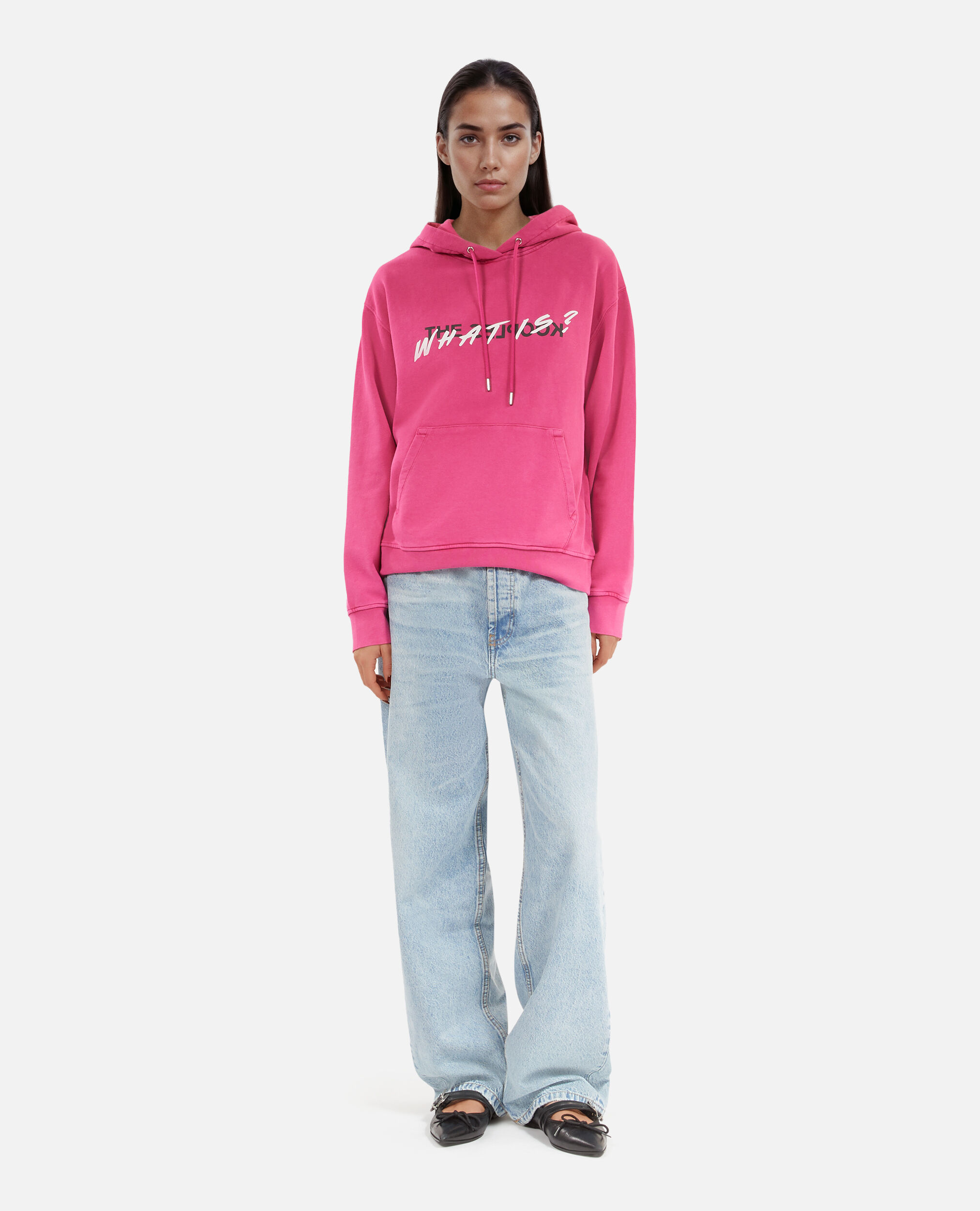Sweatshirt à capuche What is rose, FUSHIA, hi-res image number null