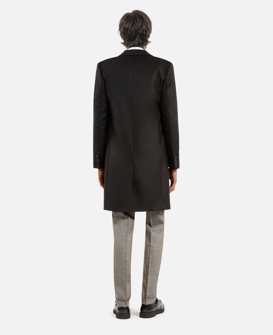The Kooples MEN BLACK black wool coat