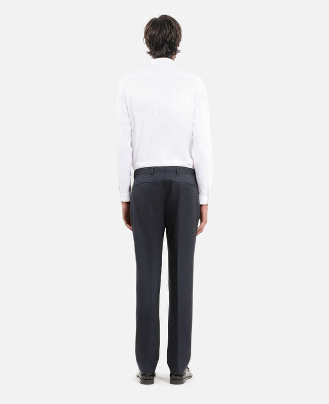 The Kooples HOMME BLUE PETROL pantalon de costume droit bleu