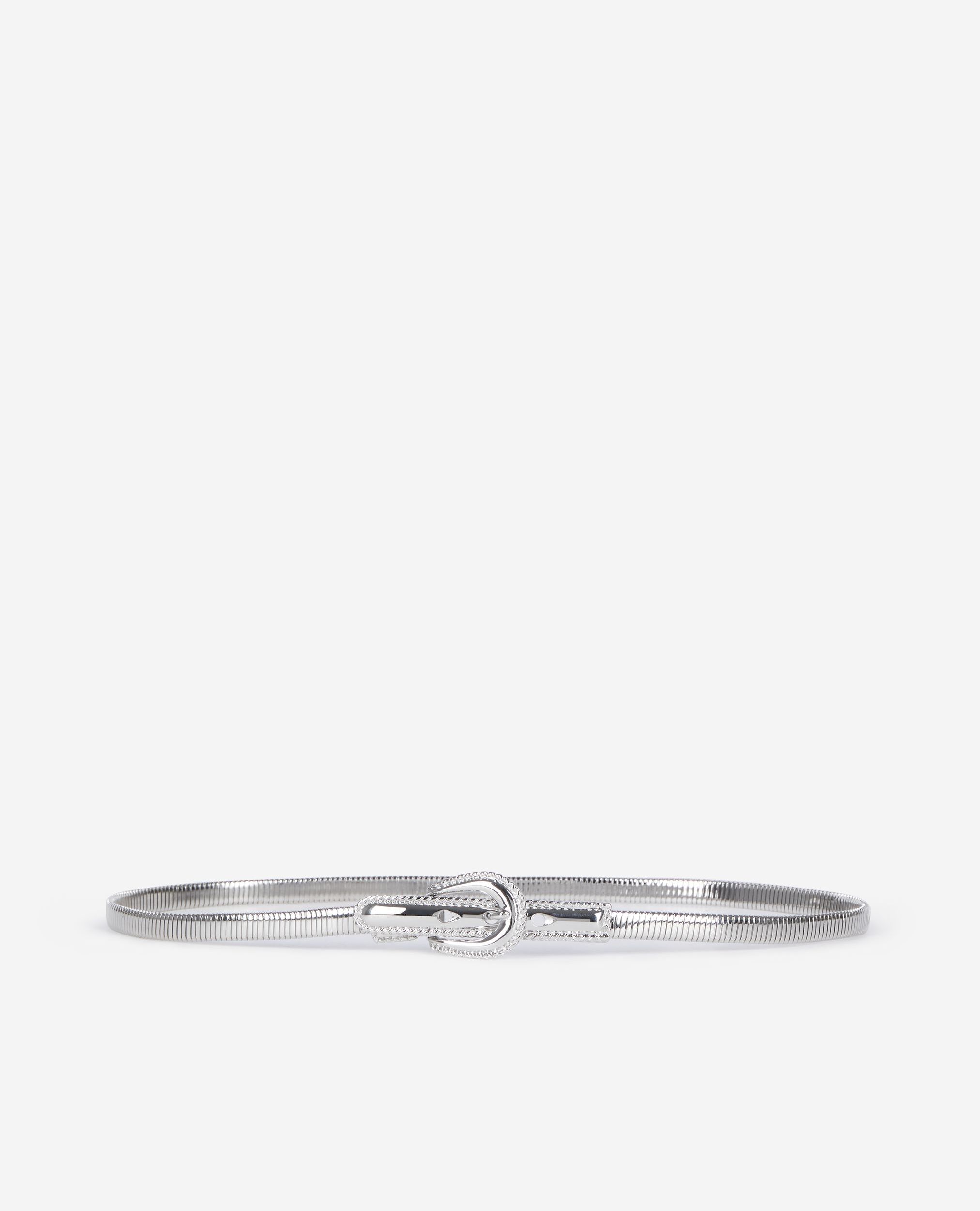 Ceinture fine en métallerie argentée, SILVER, hi-res image number null