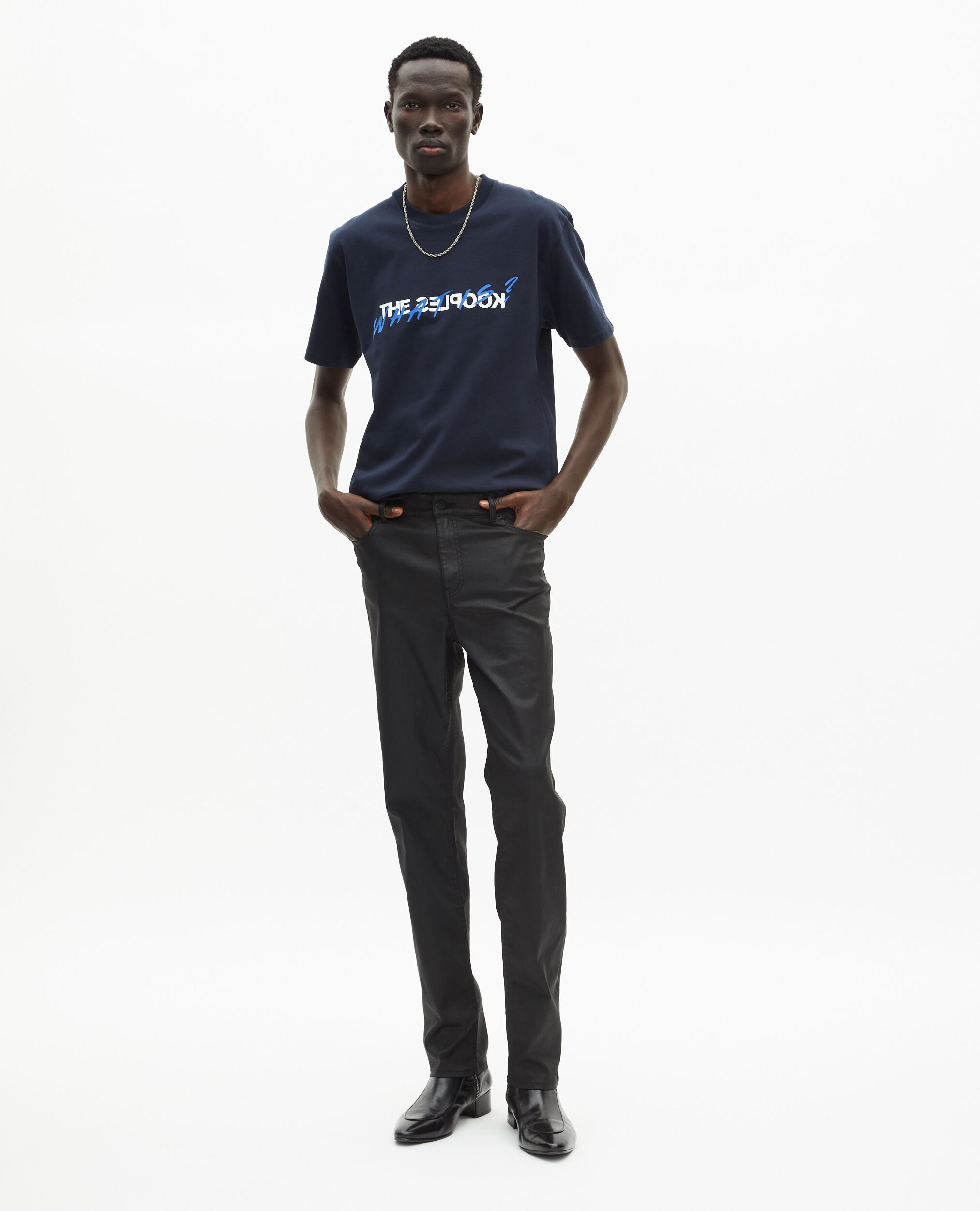 T-shirt What is bleu, NAVY, hi-res image number null