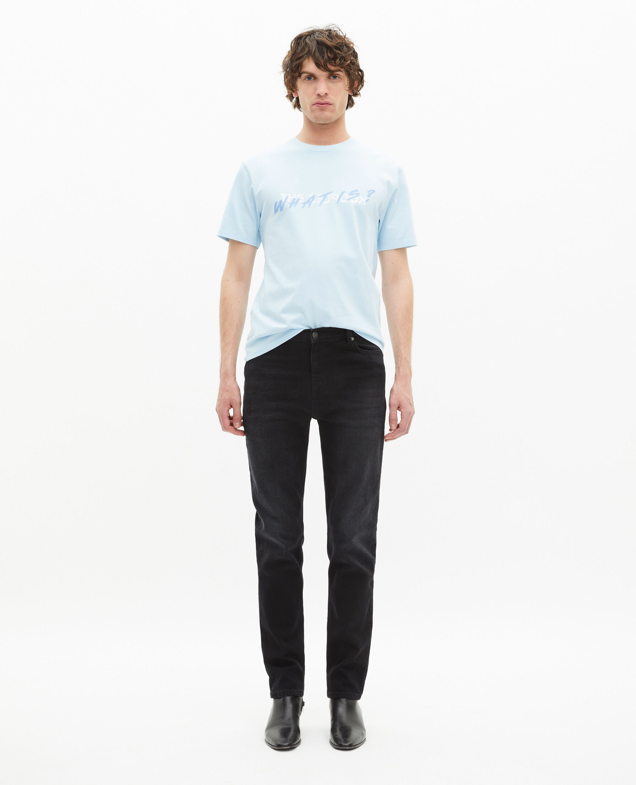 T-shirt What is bleu clair, BLUE SKY, hi-res image number null