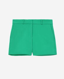 The Kooples FEMME GREEN short tailleur vert en crêpe