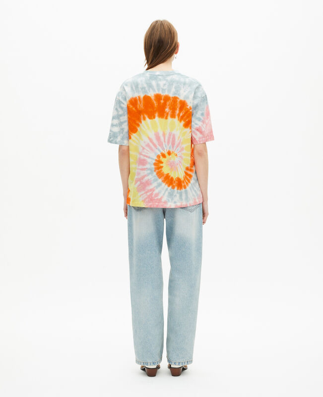 The Kooples FEMME BABY BLUE t-shirt tie and dye multicolor