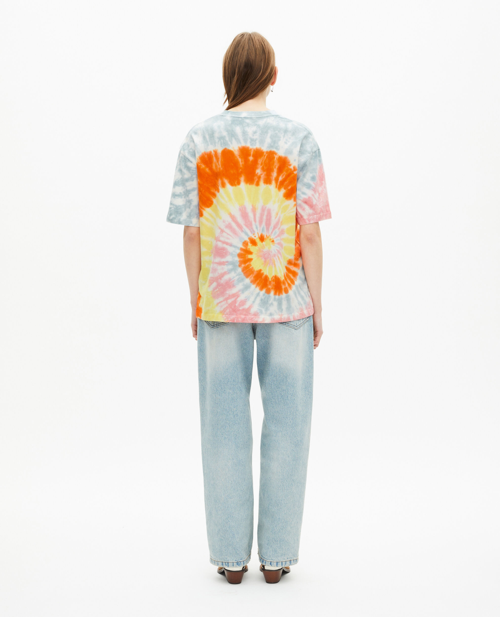 T-shirt tie and dye multicolor, BABY BLUE, hi-res image number null