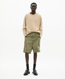The Kooples HOMME KAKI bermuda cargo kaki