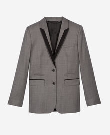 The Kooples FEMME DARK GREY veste tailleur droite grise