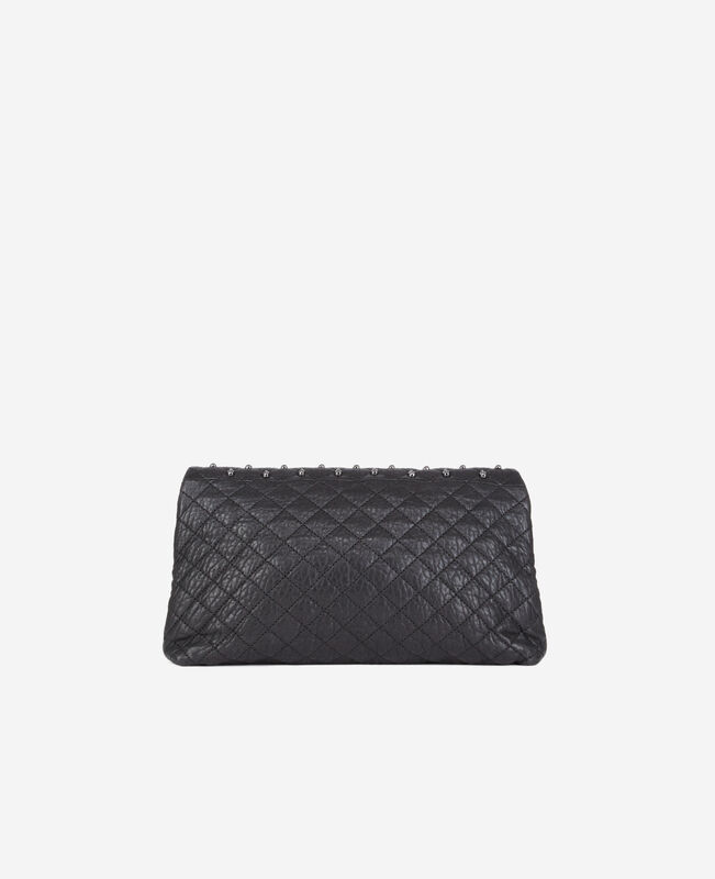 The Kooples FEMME BLACK pochette héritage small en cuir noire