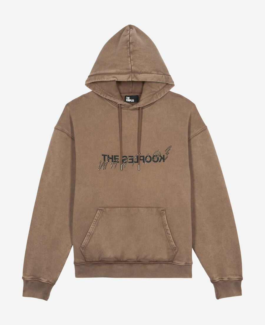 The Kooples HERREN CHOCOLATE what is kapuzen-sweatshirt hellbraun