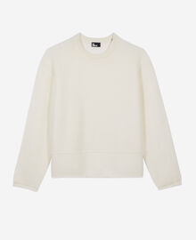 The Kooples FEMME ECRU pull en laine et mohair écru