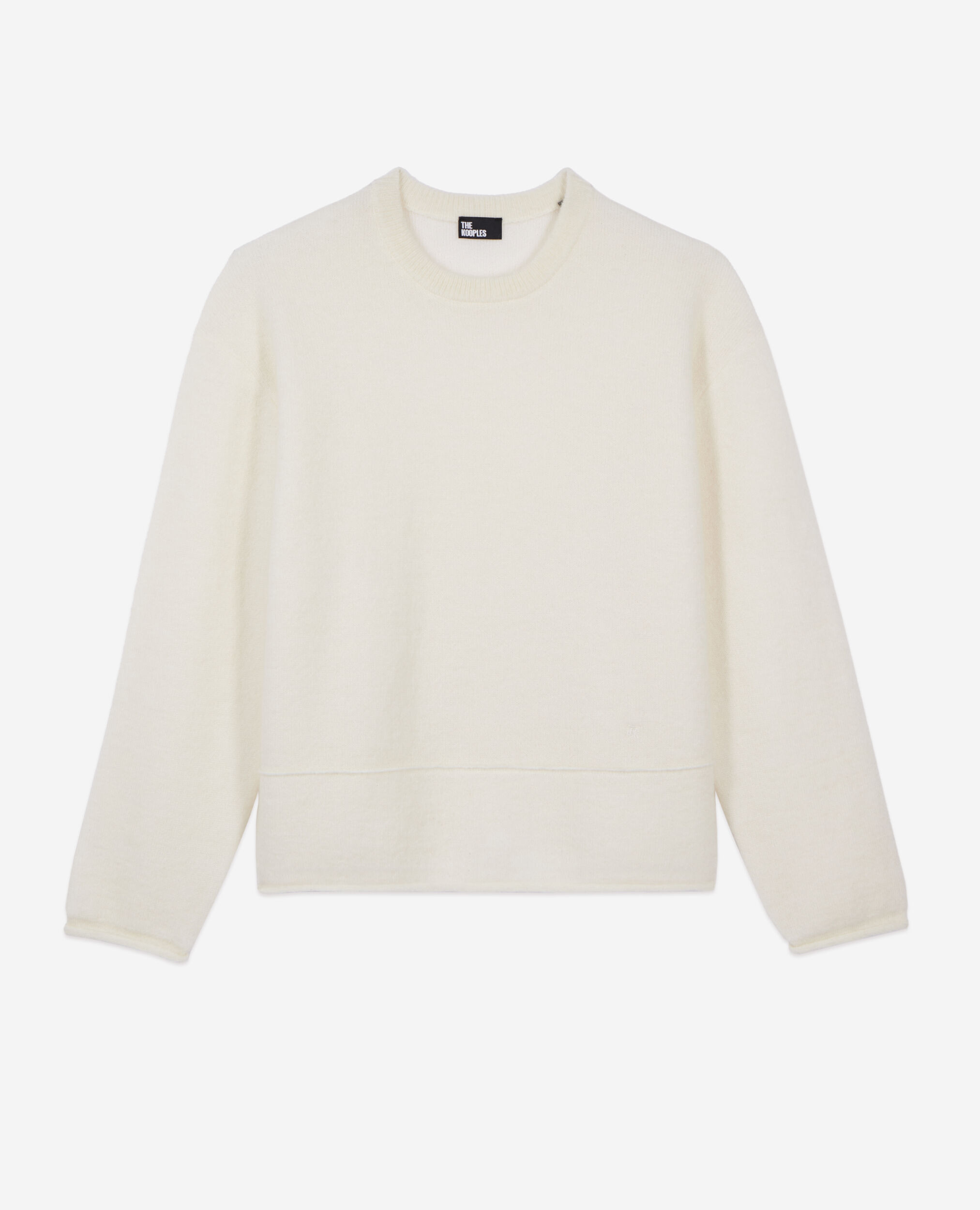 Pull en laine et mohair écru, ECRU, hi-res image number null