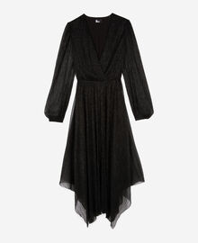 The Kooples FEMME BLACK robe longue plissée noire