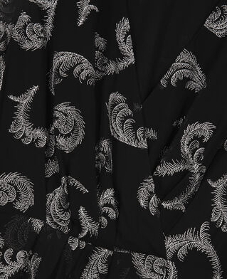 The Kooples FEMME BLACK / SILVER robe effet portefeuille courte noire