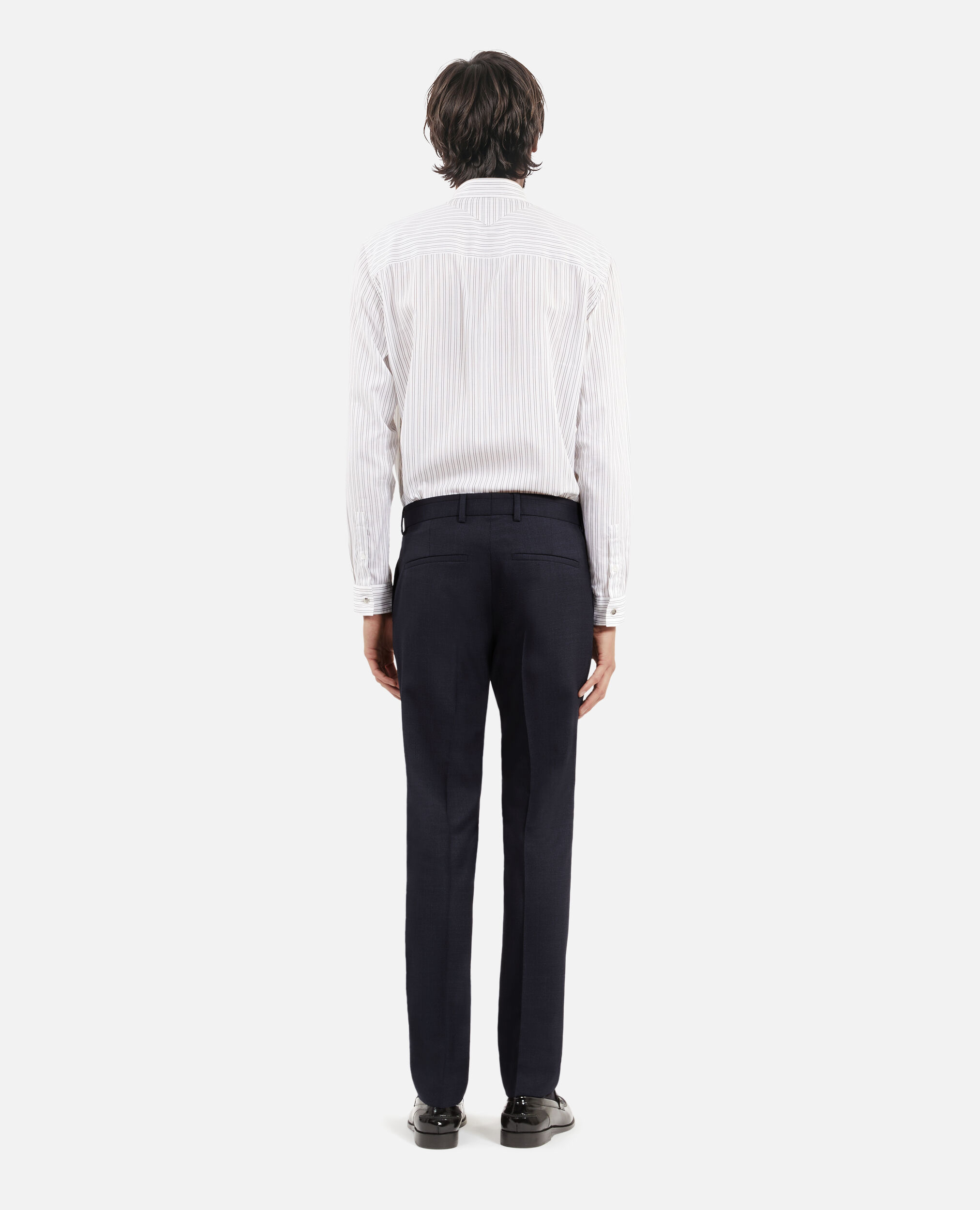 Pantalon de costume pied de puce bleu, NAVY, hi-res image number null