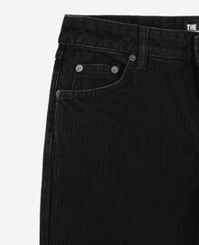 The Kooples FEMME BLACK WASHED jean droit noir
