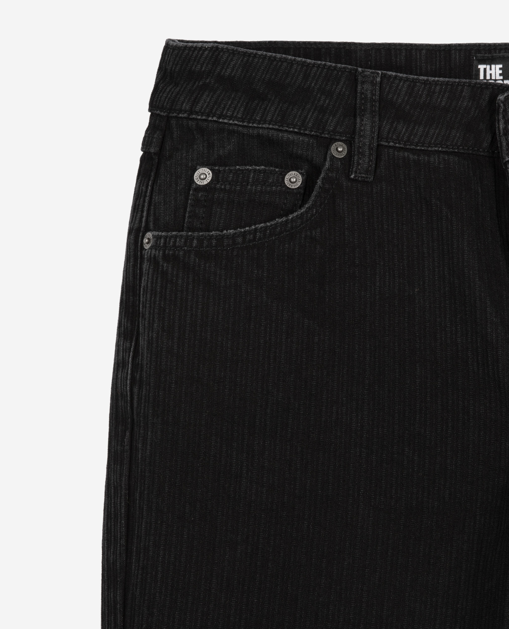 Jean droit noir, BLACK WASHED, hi-res image number null