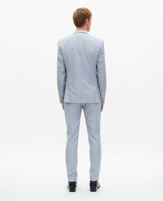 The Kooples MEN BLUE blue slim fit wool suit jacket
