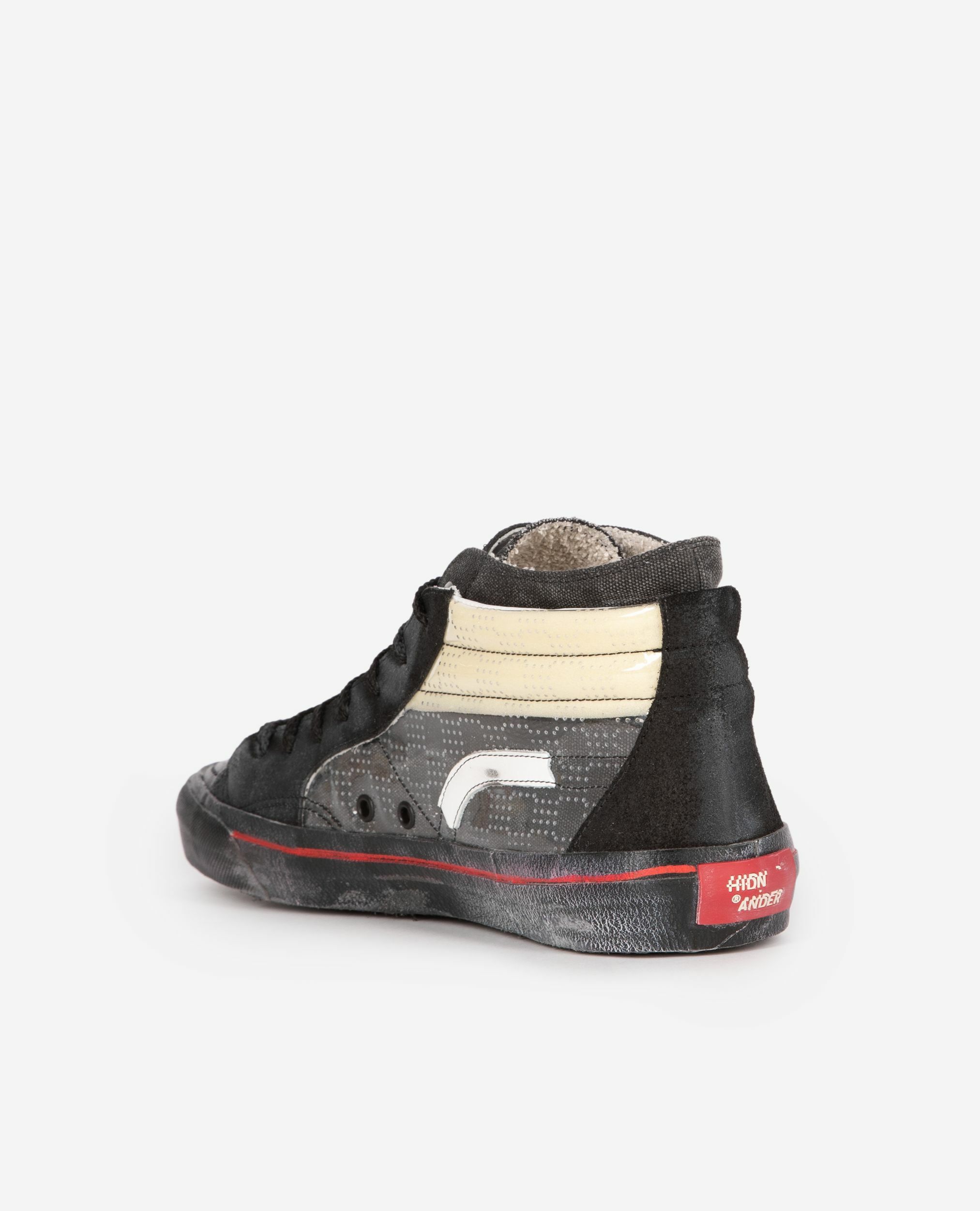 Sneakers montantes The Kooples X Hidn-Ander noires, BLACK, hi-res image number null