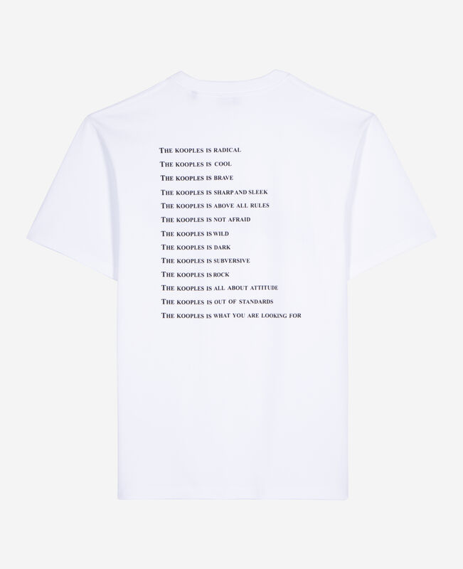 The Kooples HOMME WHITE t-shirt what is blanc