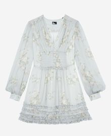 The Kooples FEMME BLUE robe courte imprimé fleuri bleue