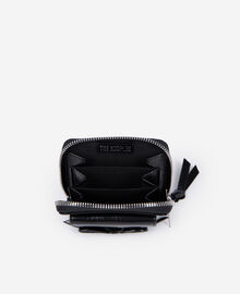 The Kooples FEMME BLACK porte monnaie amelia en cuir noir