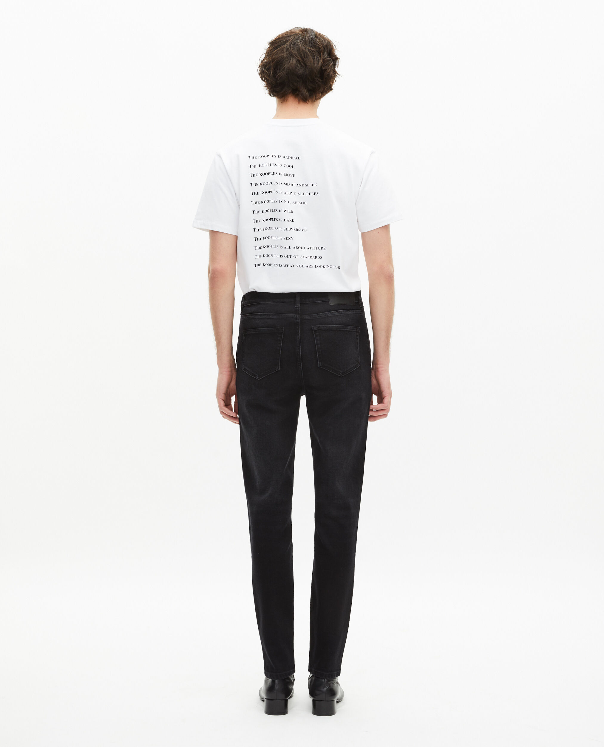Jean slim noir, BLACK WASHED, hi-res image number null