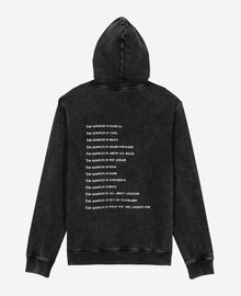 The Kooples HOMME BLACK WASHED sweatshirt à capuche what is noir
