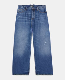 The Kooples HOMME BLUE ELECTRIC jean large bleu foncé