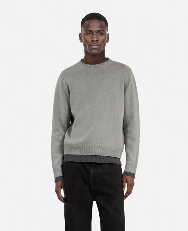 The Kooples HOMME MIDDLE GREY / ANTHRACITE pull gris