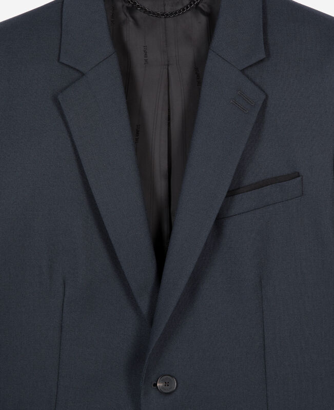 The Kooples HOMME BLUE PETROL veste de costume en laine doite bleue