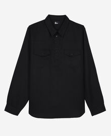 The Kooples HOMME BLACK chemise style polo noire