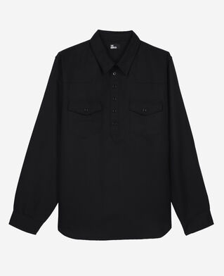 The Kooples MEN BLACK black polo shirt