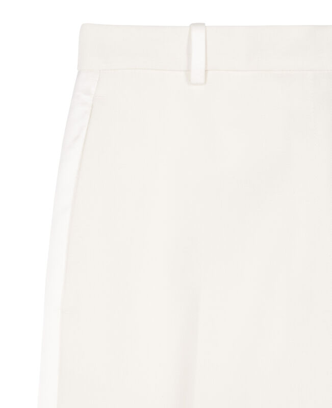 The Kooples FEMME ECRU pantalon de smoking large écru