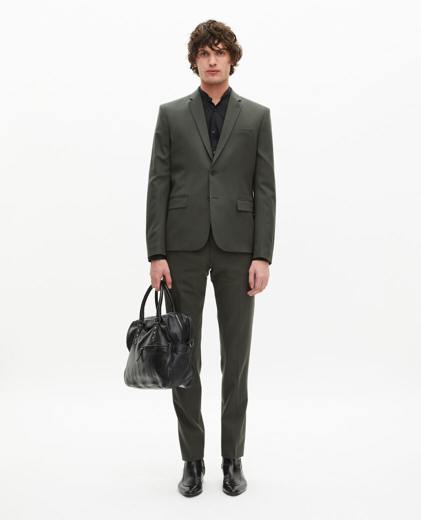 The Kooples HOMBRE KAKI chaqueta traje caqui lana
