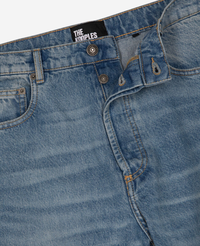 The Kooples HOMME BABY BLUE jean droit bleu