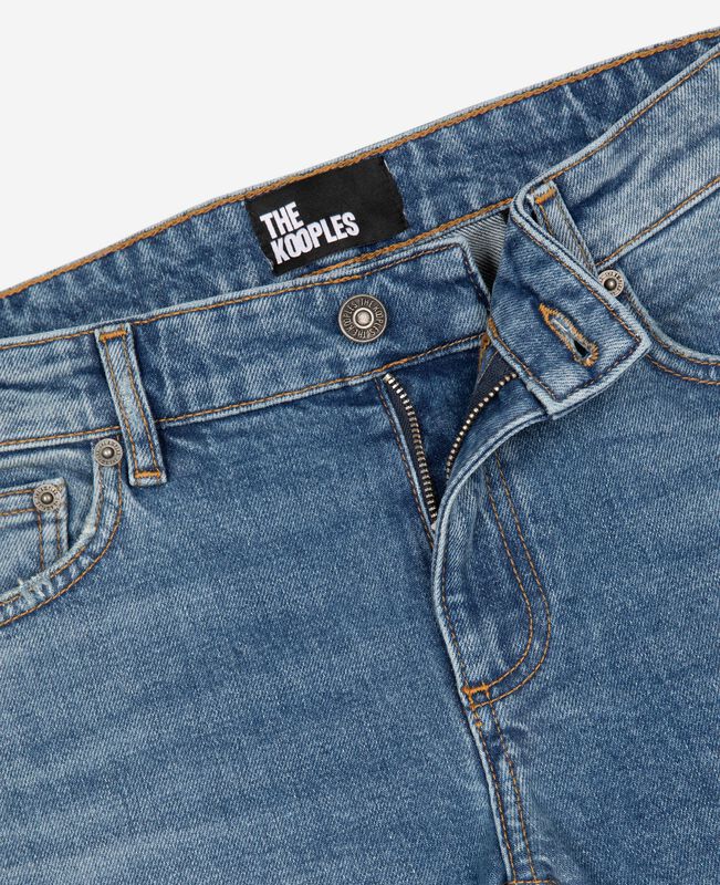 The Kooples FEMME BABY BLUE jean slim long bleu clair