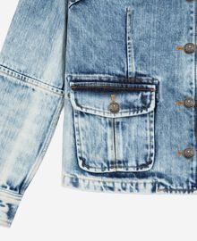 The Kooples FEMME BABY BLUE veste style officier en denim
