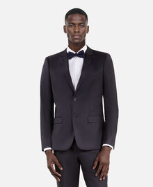 The Kooples HOMME NAVY nœud papillon en soie noir bleu marine