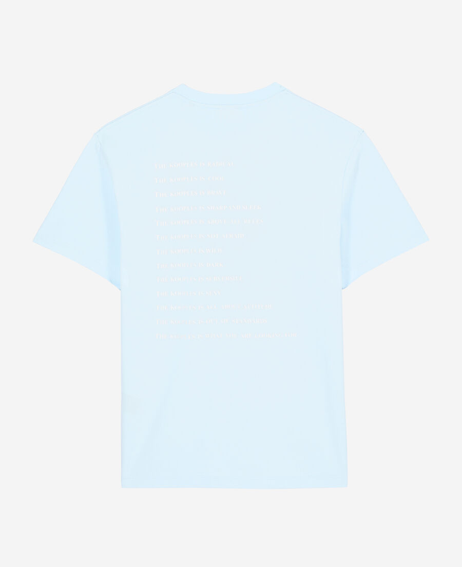 The Kooples MEN BLUE SKY light blue what is t-shirt