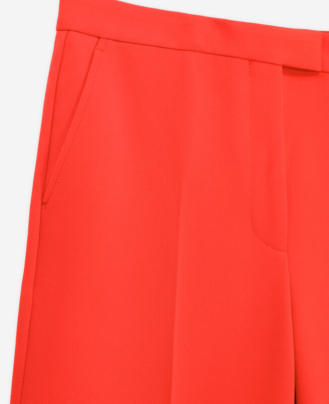 The Kooples FEMME ORANGE pantalon tailleur orange en crêpe
