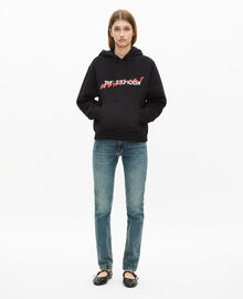 The Kooples FEMME BLACK sweatshirt à capuche what is noir