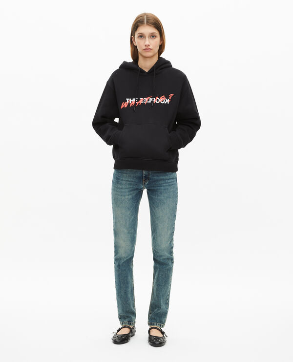 The Kooples FEMME BLACK sweatshirt à capuche what is noir