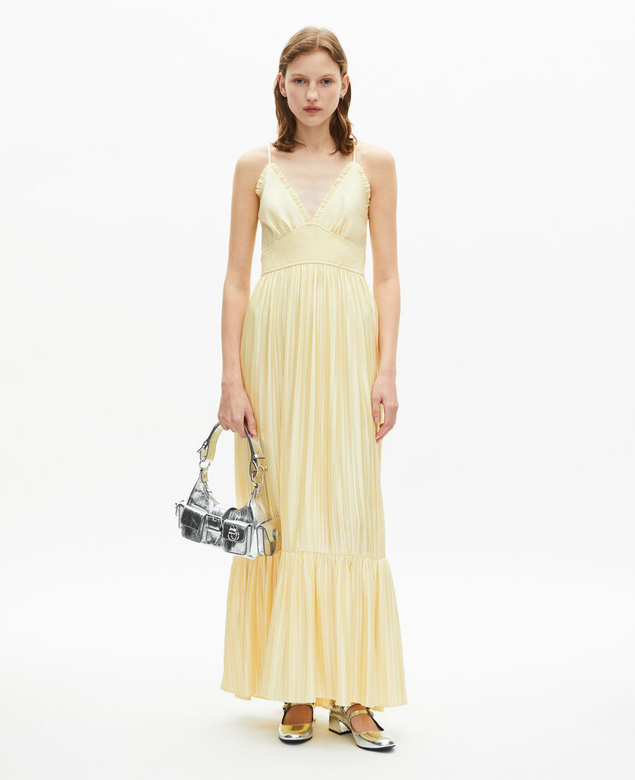 The Kooples WOMEN YELLOW long yellow dress