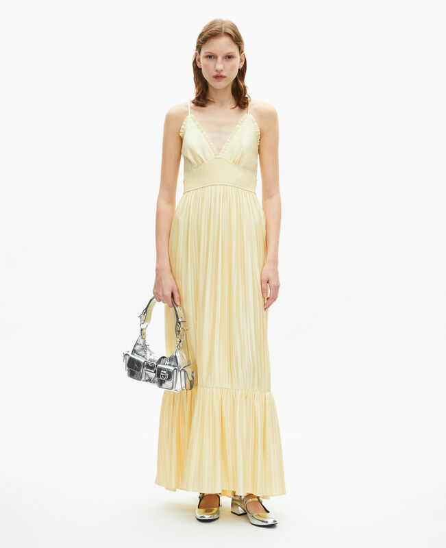 The Kooples FEMME YELLOW robe longue jaune