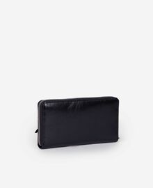 The Kooples FEMME BLACK portefeuille amelia en cuir noir