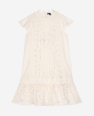 The Kooples FEMME ECRU robe courte en dentelle écrue
