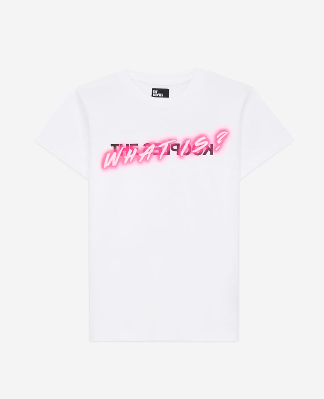 The Kooples FEMME WHITE t-shirt what is néon blanc
