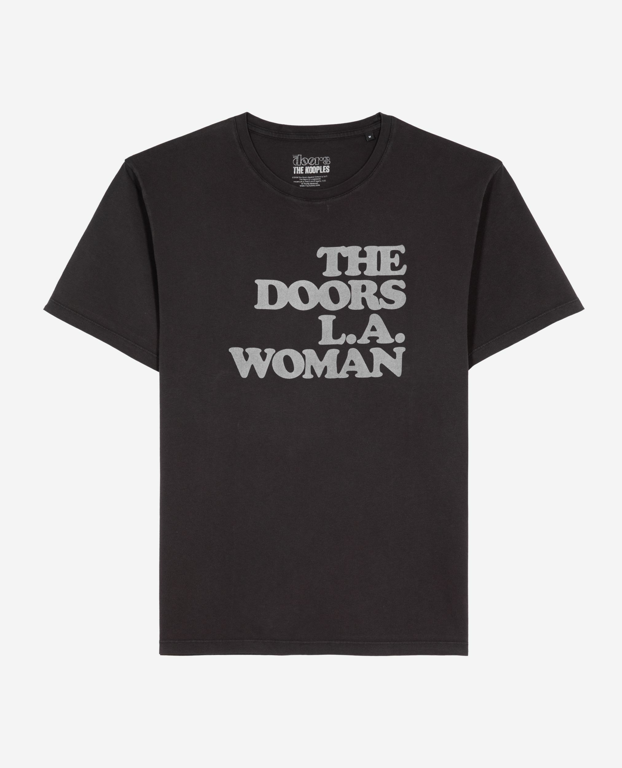 T-shirt mixte The Doors X The Kooples noir, BLACK WASHED, hi-res image number null